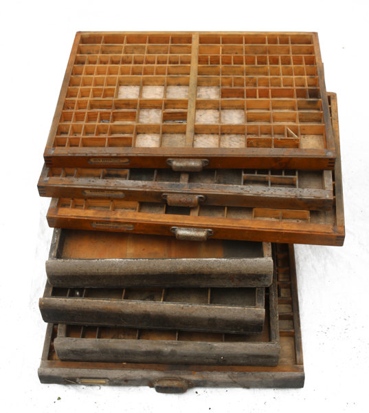 Kastlådor 7st, 1900-talets första hälft