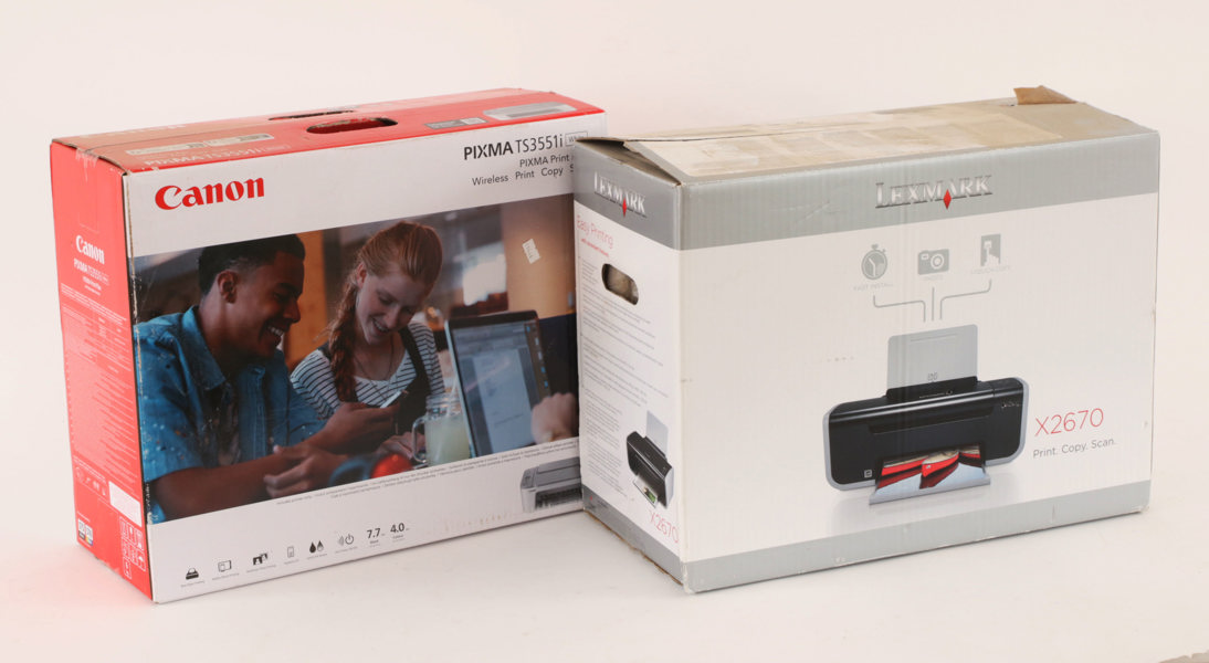Skrivare 2st, Lexmark samt Canon