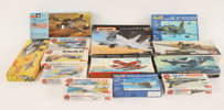 Byggsatser 13st, Heller, Revell, Airfix, m.m.