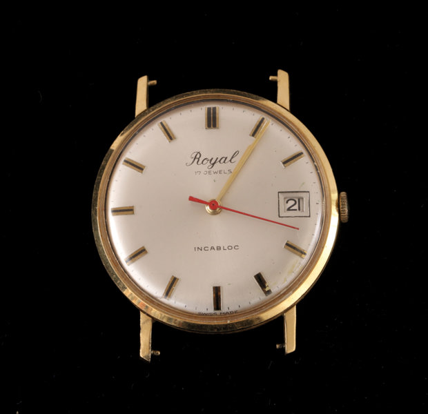 Herrarmbandsur, Royal, 18k