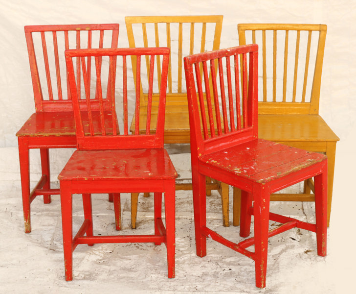 Stolar 5st, Leksandsmodell, 1800-tal