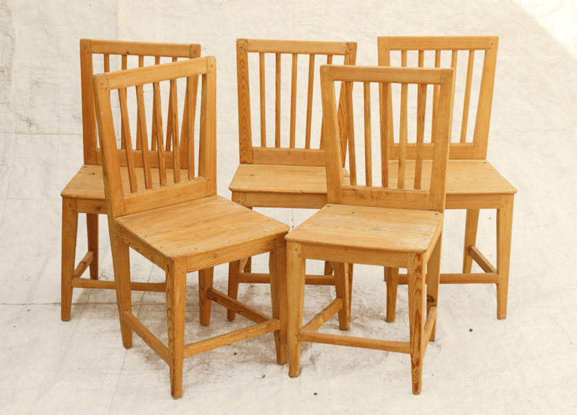 Stolar 5st, allmoge, 1800-tal