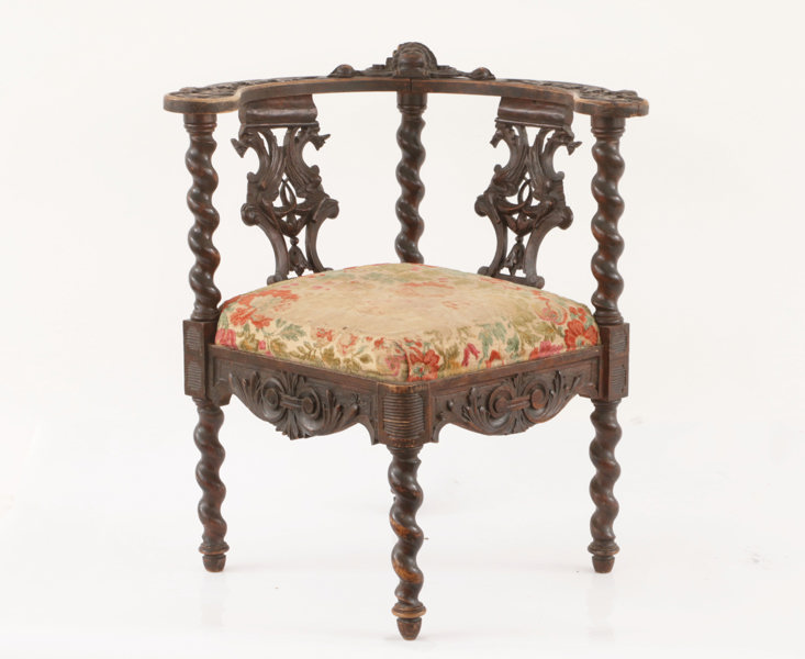 Puderstol, 1800-talets andra hälft