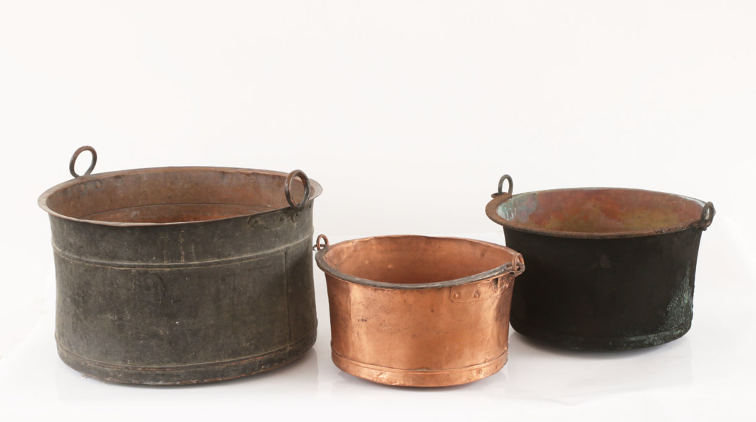 Baljor i koppar 3st, 18/1900-tal