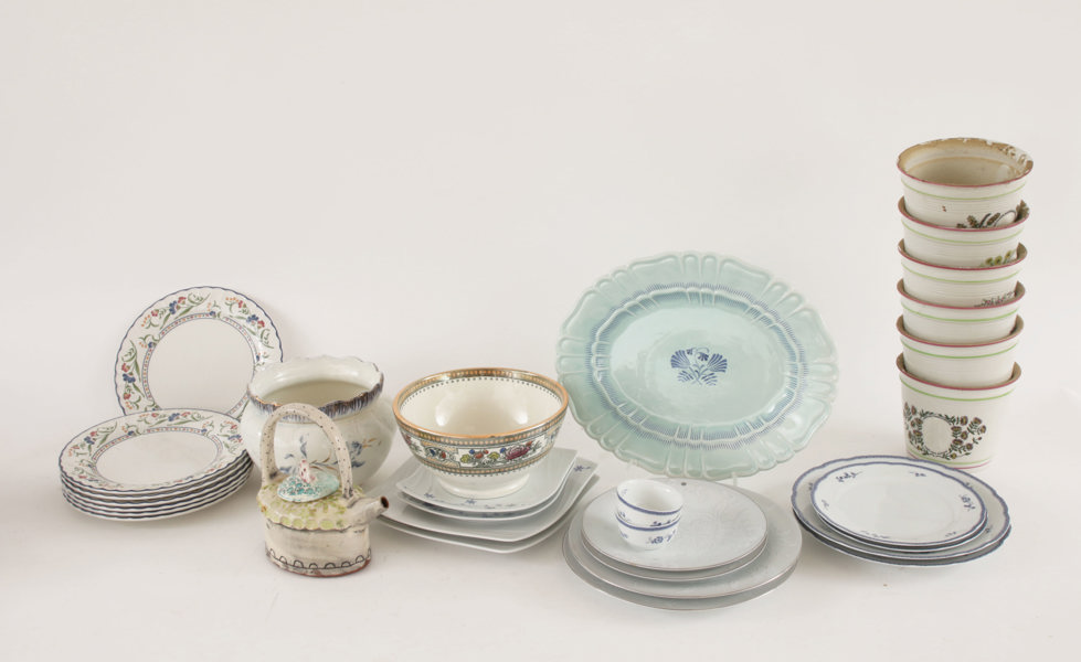 Parti keramik och porslin