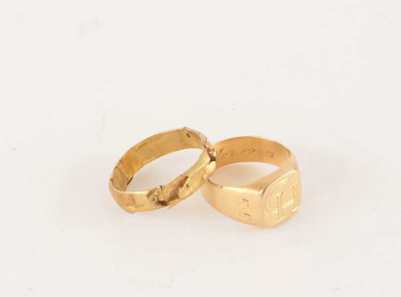 Ringar 2st, 18k