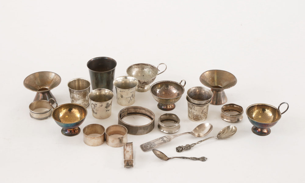 Parti silverföremål