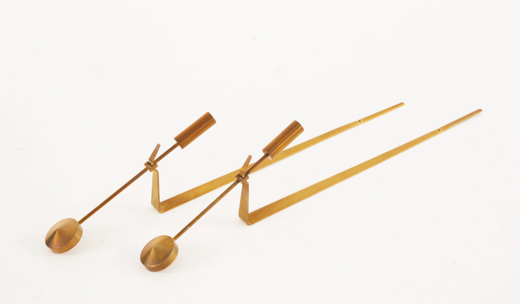 Väggljusstakar ett par, "Pendel", Pierre Forsell för Skultuna