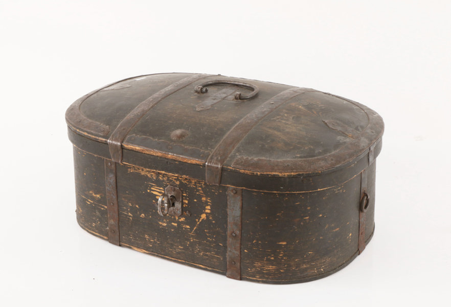 Färdskrin, allmoge, 1800-tal