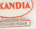 Skylt, Skandia - försäkringar, omkring 1900-talets mitt