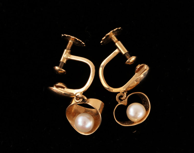 Örhängen ett par, 18k