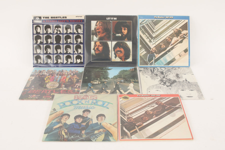 LP-skivor 8st, The Beatles