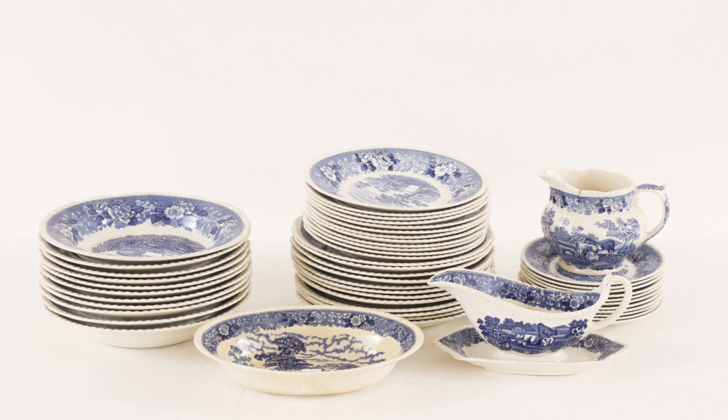 Matservisdelar, "English Scenic", Staffordshire, England