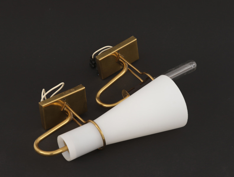 Vägglampor ett par, ASEA Belysning, 1950-tal