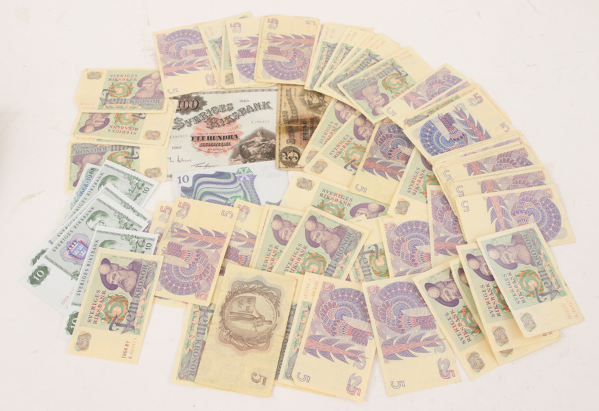Parti svenska sedlar
