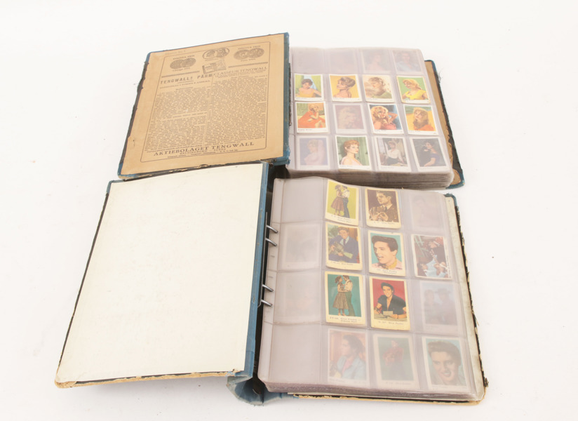 Album med samlarbilder 2st, bl.a. Elvis Presley