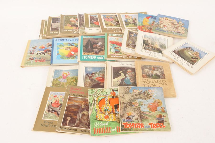Böcker 24st, "Bland tomtar och troll", bl.a. 1912