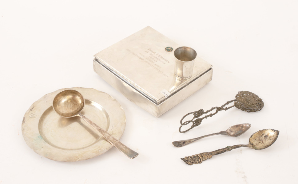 Parti silverföremål