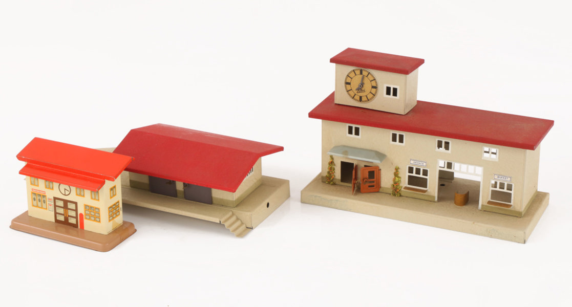 Tågperronger 3st, Tyskland, bl.a. Kibri