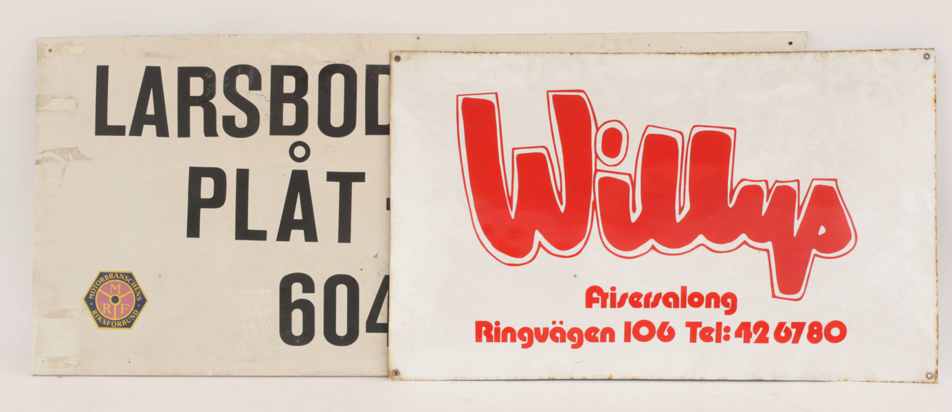 Reklamskyltar 2st