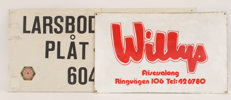 Reklamskyltar 2st