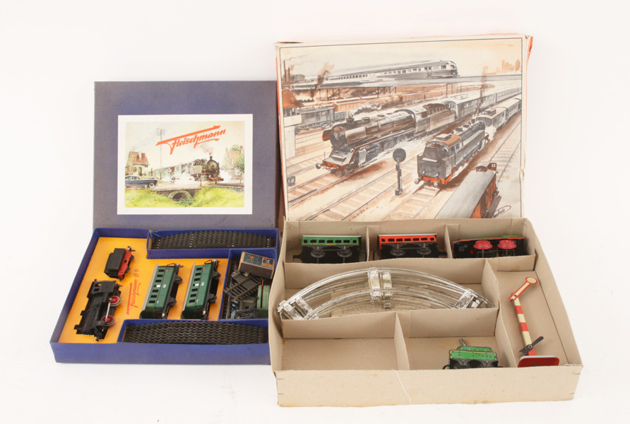 Tågsatser 2st, bl.a. Fleischmann