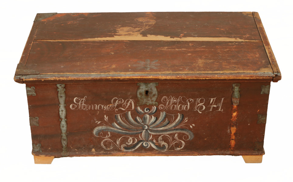 Kista, allmoge, daterad 1841