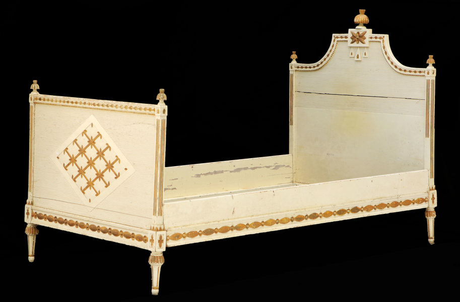 Säng, gustaviansk stil, 1800-tal