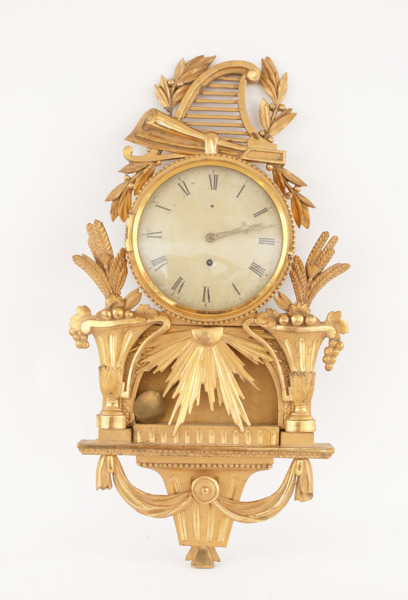 Väggpendyl, sengustaviansk, omkring år 1800