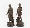 Skulpturer ett par, omkring år 1900