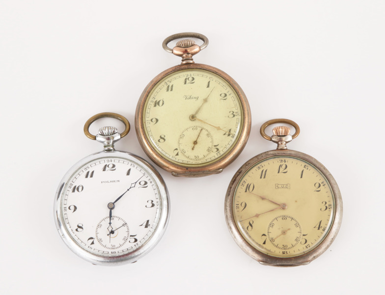 Fickur 3st, varav två i silver