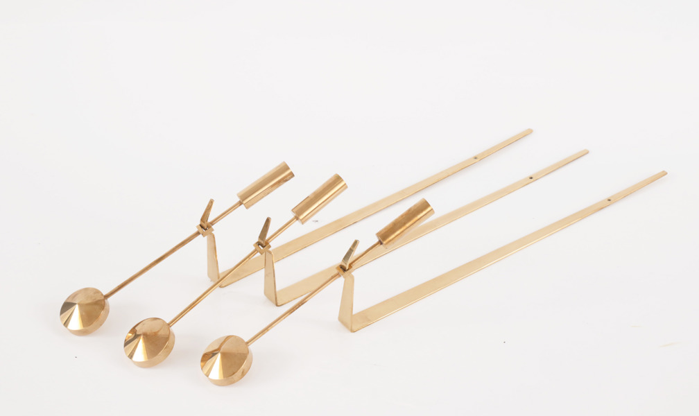 Väggljusstakar 3st, "Pendel", Pierre Forsell för Skultuna