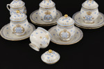 Krämkoppar med fat 6st, "Gripsholmsservisen", Rörstrand