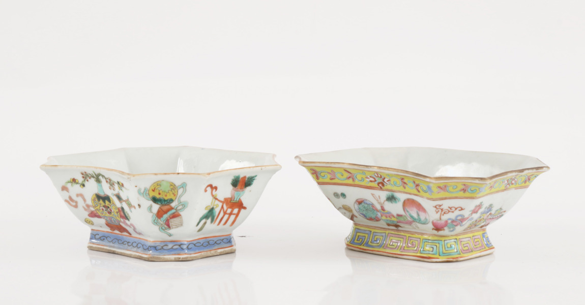 Skålar 2st, Kina, 18/1900-tal