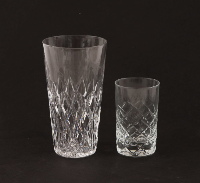 Grogglas 9st samt selterglas 8st