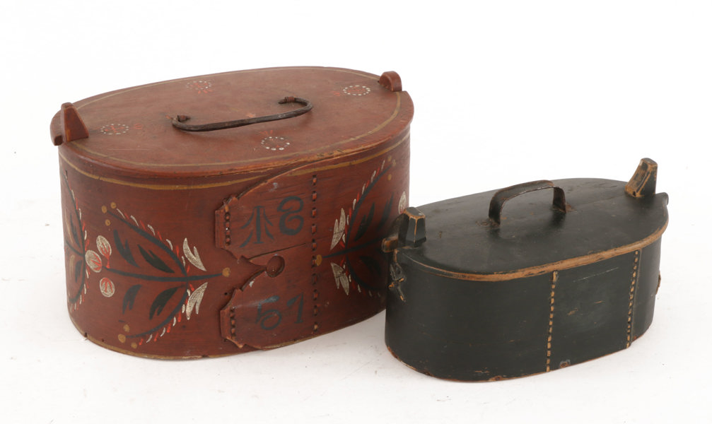 Svepaskar 2st, allmoge, 1800-tal