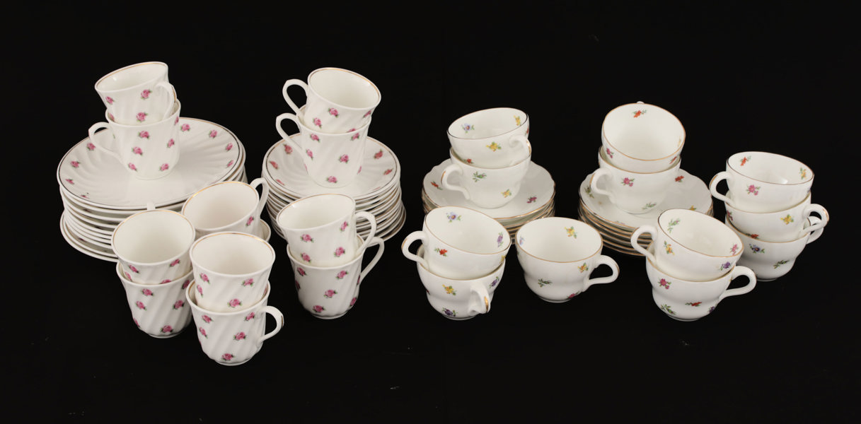 Kaffeservisdelar, Gustavsberg, bl.a. "Meissen"