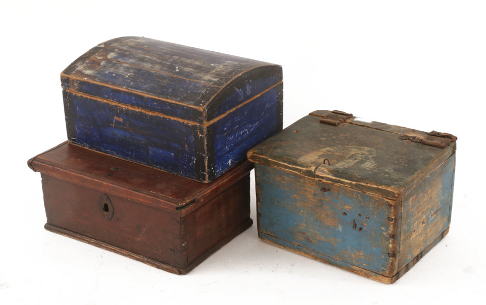 Skrin 3st, allmoge, 1800-tal