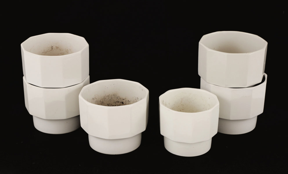 Ytterfoder 6st, "Plantina", Gustavsberg