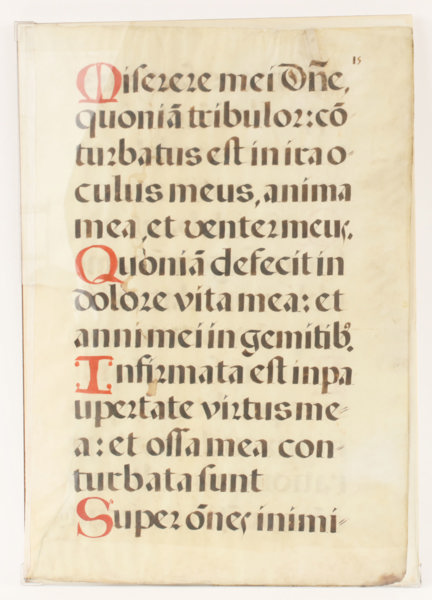 Antifonarium, 16/1700-tal