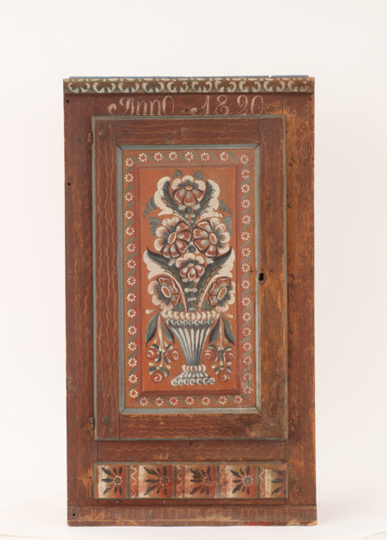 Skåp, allmoge, Dalarna, daterat 1820