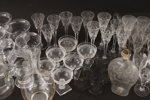 Parti glas, bl.a. Orrefors, Boda