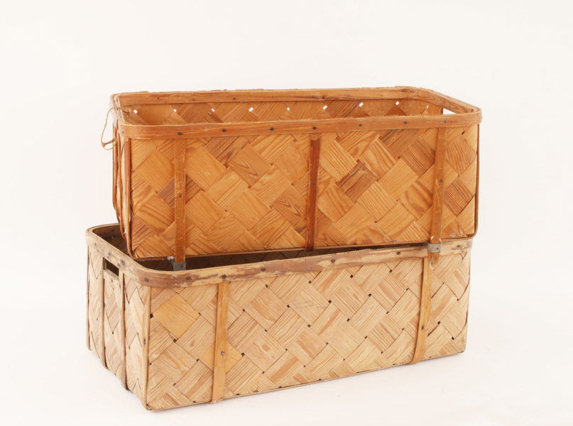 Tvättkorgar 2st, 1900-talets första hälft