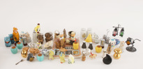 Samling salt- och pepparströare, bl.a. Rosenthal