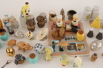 Samling salt- och pepparströare, bl.a. Rosenthal