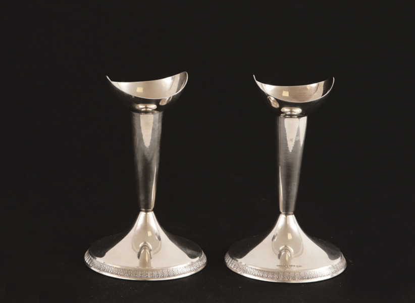 Ljusstakar ett par, silver, GAB, 1960