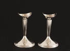 Ljusstakar ett par, silver, GAB, 1960