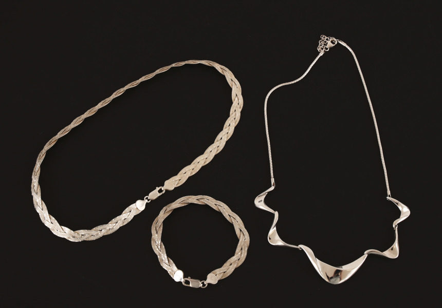 Smycken 3 delar, sterlingsilver