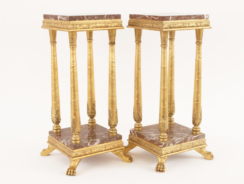 Piedestaler 2st, empirestil, 1900-tal