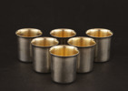 Bägare 6st, sterlingsilver, Atelier Borgila, Stockholm, 1964
